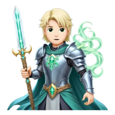 mystic knight with eldricth powers sticker