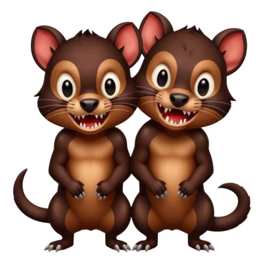 two headed tasmanian sticker