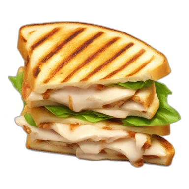 Chicken panini sticker