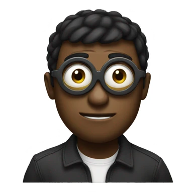 black minion sticker