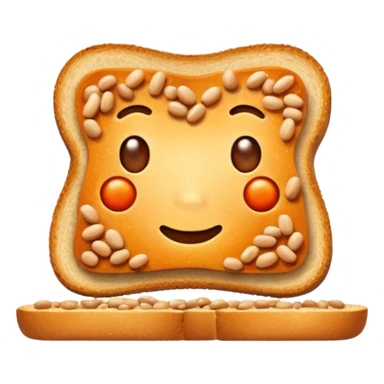 beans and toast sticker