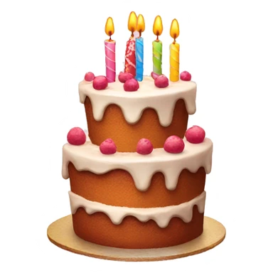 Happy birthday cake sticker