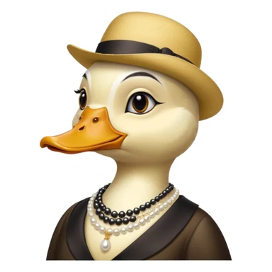 socialite duck sticker