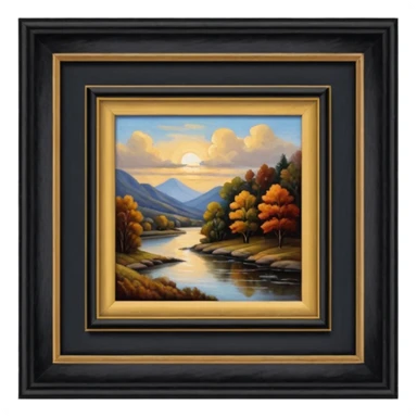 Auction painting sticker