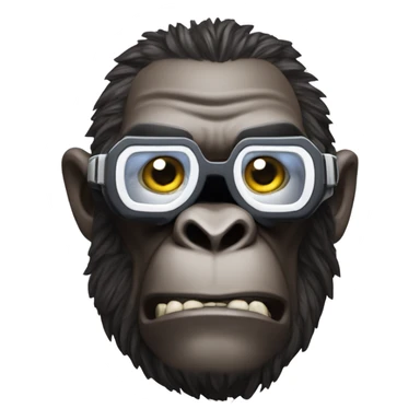 who do i know with a badass AI image generator?  I need a quick portrait hi res with the following prompt:  pixelated gorilla jumping on a trampoline wearing white VR goggles with the word atlas on the goggles sticker
