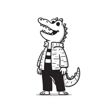 Crocodrilo sticker