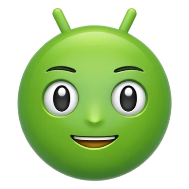 Emoji logo de android  sticker