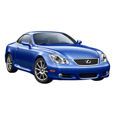 Lexus SC300 best view blue color sticker