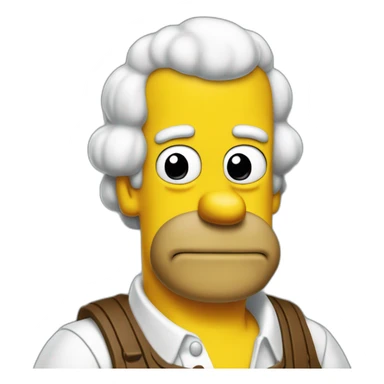 Homero simpson de barman sticker