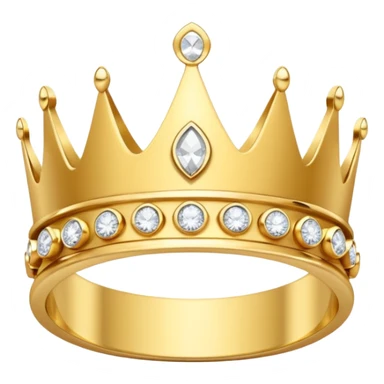 anillo de cumpleañera de 15 años con corona sticker