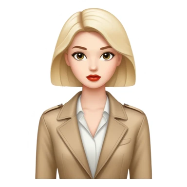 runway model, confident pose, fashion theme sticker