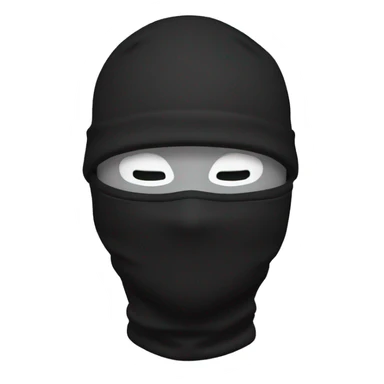 ninja ski mask sticker