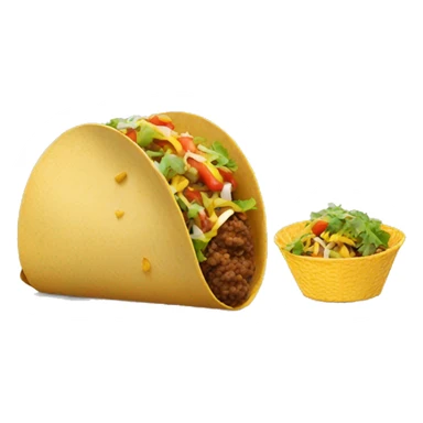 a taco in the bin sticker