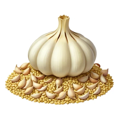 pressed garlic sticker