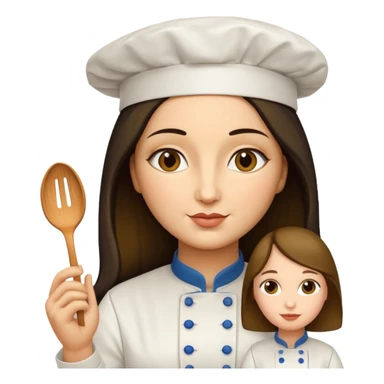 MonaLisa's famous photo but doing a chef kiss animated sticker