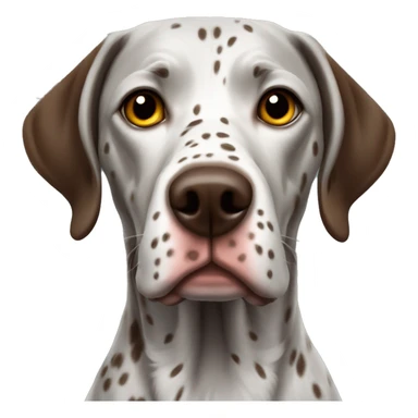 German short-haired  pointer brown eyes sticker
