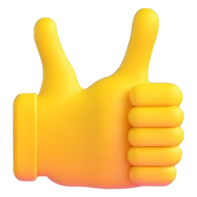 thumbs up emoji sticker