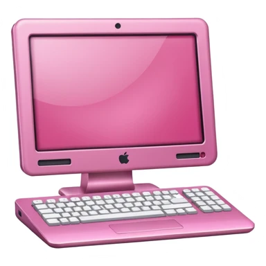 Netflix açılı pembe bir bilgisayar sticker