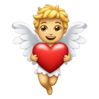 Cupidon qui tire un flèche dans le cœur sticker