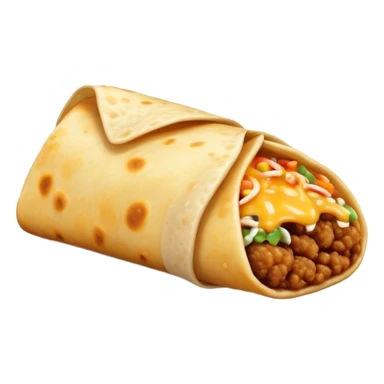 Deep fried burrito sticker