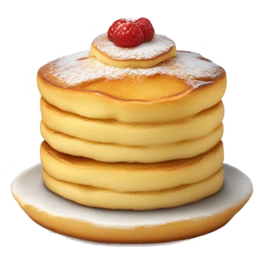 Souffle pancake sticker