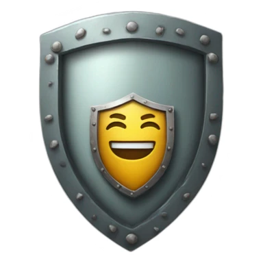 v letter on the shield sticker