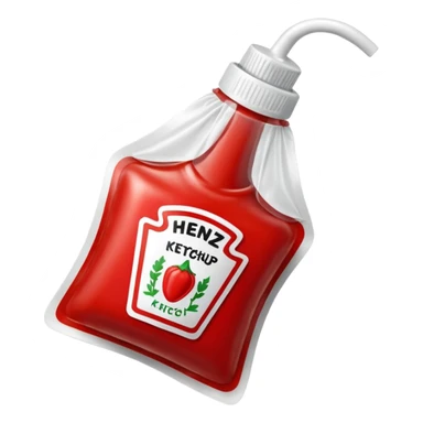 One Heinz Ketchup Sachets 10ml sticker