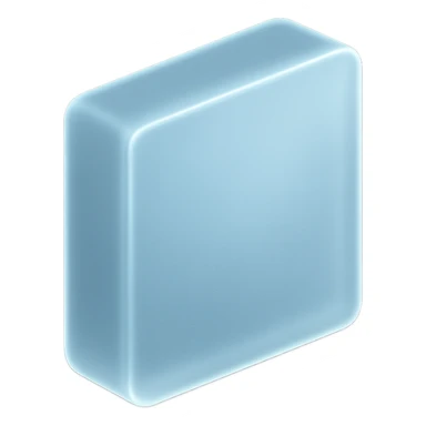 square in hex color #85c0f9 with frosted look sticker