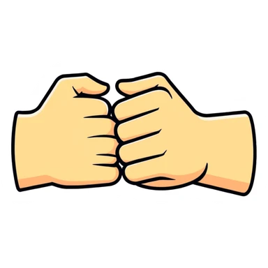 Thumbs down and flipping off sticker