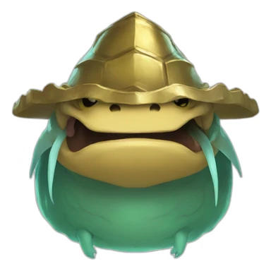league of legends rammus with mustache sticker