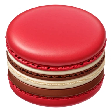 Le Durée Paris macaron red chocolate sticker