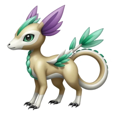 Meloetta-Vernid-Palkia-Trico-Fionbri-Pokémon-Digimon-Fakémon-fusion-hybrid-creature sticker