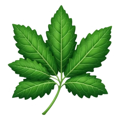 patchouli leaf sticker