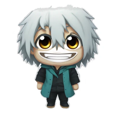 Tomura Shigaraki chibi cute anime character version from my hero academia sticker