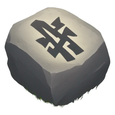 Rune stone sticker