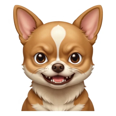 very angry chihuahua sticker