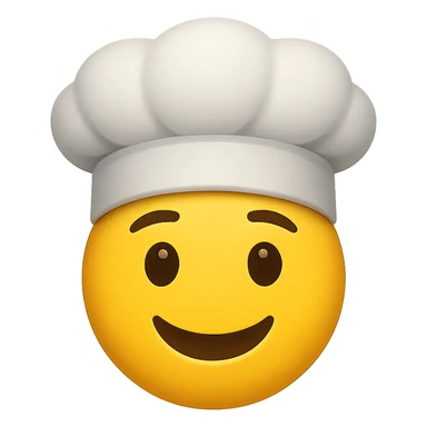 emoji with chef hat sticker