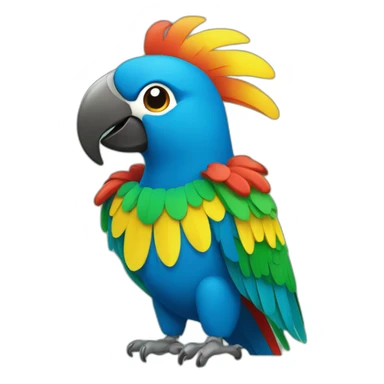 Zé carioca party parrot sticker