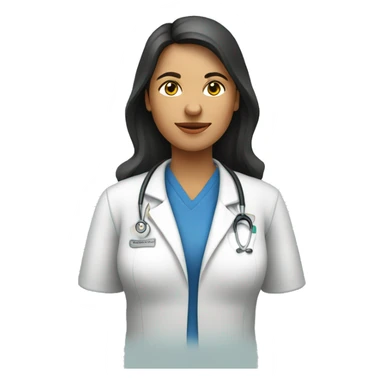 A woman Health professional from Amazonas, Brazil in a causal style sticker