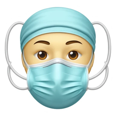medical mask sticker