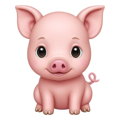 Baby pig sticker