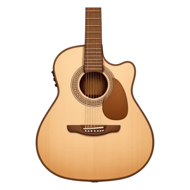 acoustic guitar with strings, musical instrument sticker