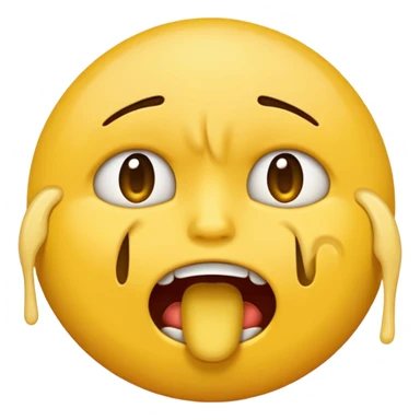 Create an emoji choking itself sticker