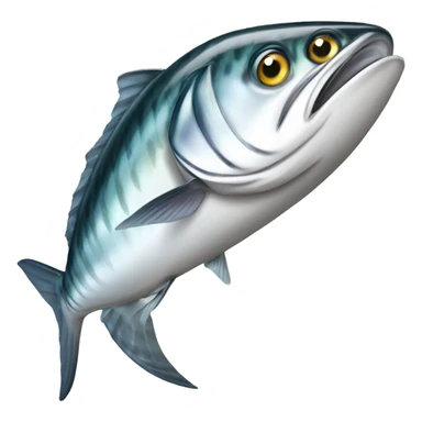 Mackerel fish sticker