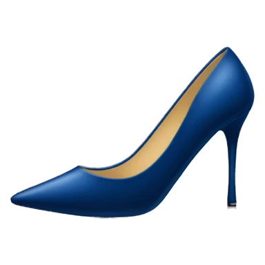 dark blue stiletto sticker