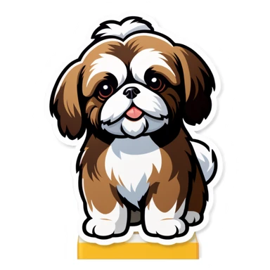 Shih tzu sticker