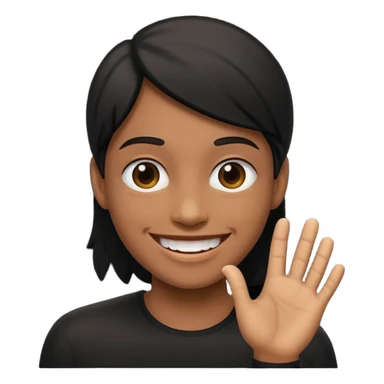 Make him pitch black sticker