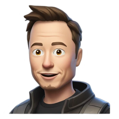 Elon musk fortnite sticker