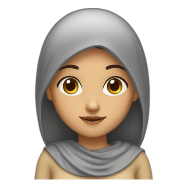 Persian girl sticker