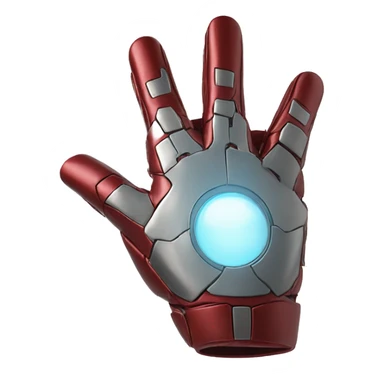 iron man glove pointed like a plane sticker